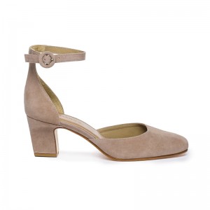 Beige Bernardo Remy Mary Jane Women Pumps | BFR3853FE