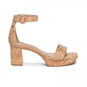 Brown Bernardo Carla Women Platform Sandals | GOW9889KU