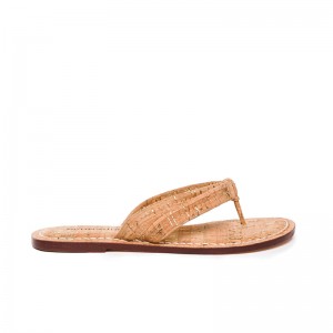 Brown Bernardo Miami Thong Women Slide Sandals | KUX838UE