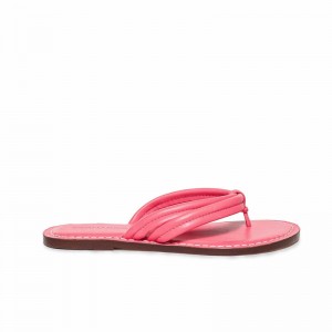 Pink Bernardo Miami Thong Women Slide Sandals | CQS358JH