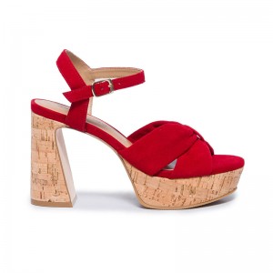 Red Bernardo Veronika Women Platform Sandals | TVG9195OB