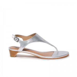 Silver Bernardo Goldy Demi Women Heels Sandals | IUV6778VX