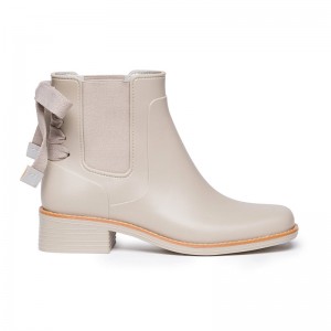 White Bernardo Briton Slip On Rain Women Chelsea Boots | SPF3440ZL