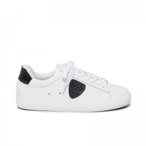 White Black Bernardo Tatum Women Sneakers | BZP5168QJ