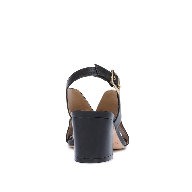 Black Bernardo Bedford Mid Women Heels Sandals | WIZ7545RW