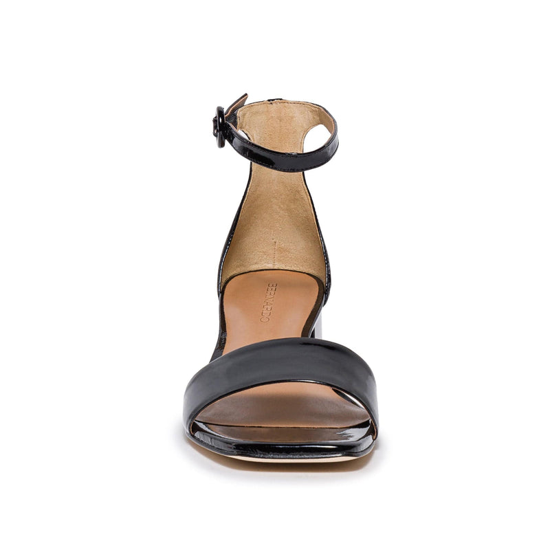 Black Bernardo Jalena Low Women Heels Sandals | HGR6531AL