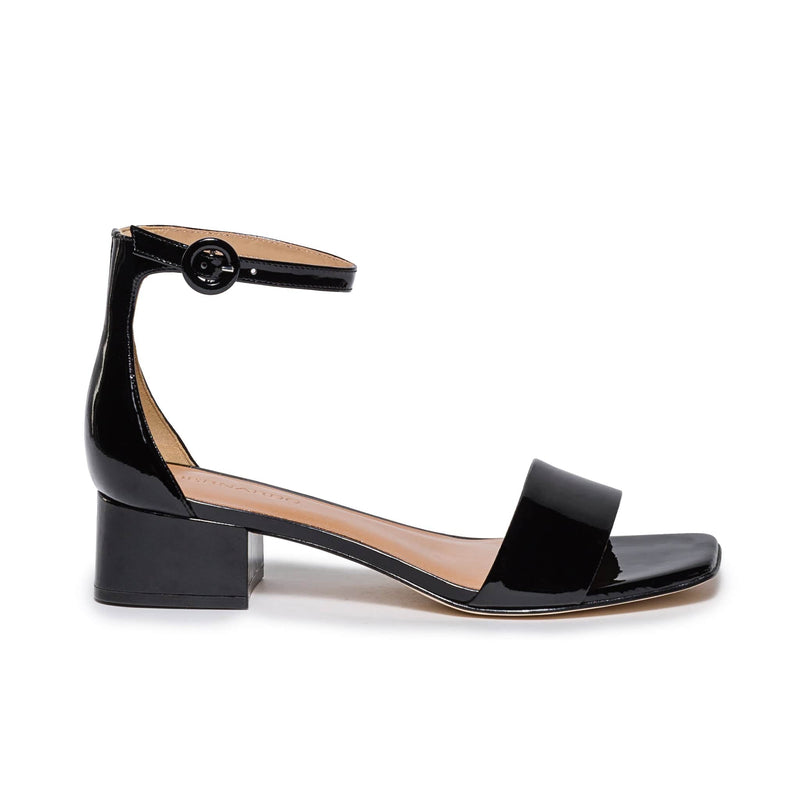 Black Bernardo Jalena Low Women Heels Sandals | HGR6531AL