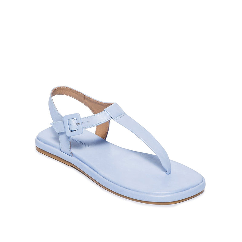 Blue Bernardo Tucson T-Strap Women Flat Sandals | PDO1532CD