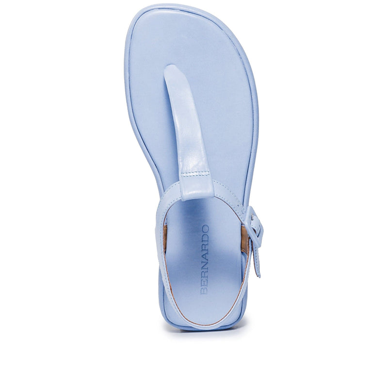 Blue Bernardo Tucson T-Strap Women Flat Sandals | PDO1532CD