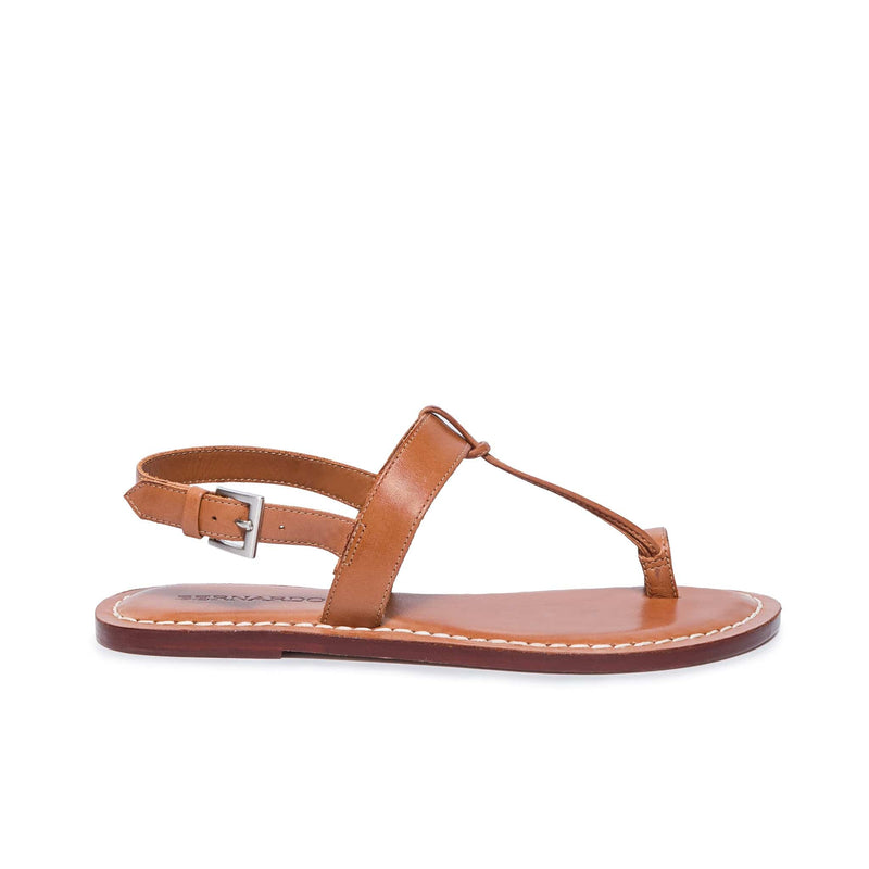 Brown Bernardo Maverick 2 Toe Ring Women Flat Sandals | DHS430JT