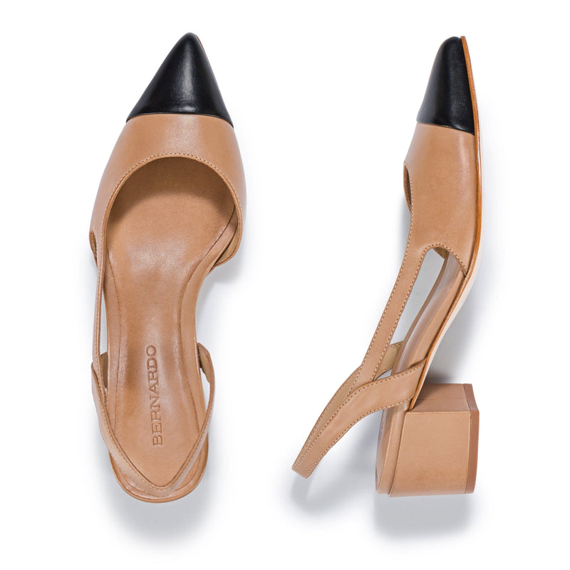 Brown Black Bernardo Monroe Women Pumps | QPF7796FZ