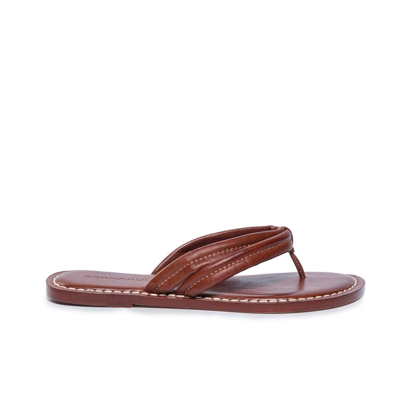 Chocolate Bernardo Miami Thong Women Slide Sandals | HEM9696HC