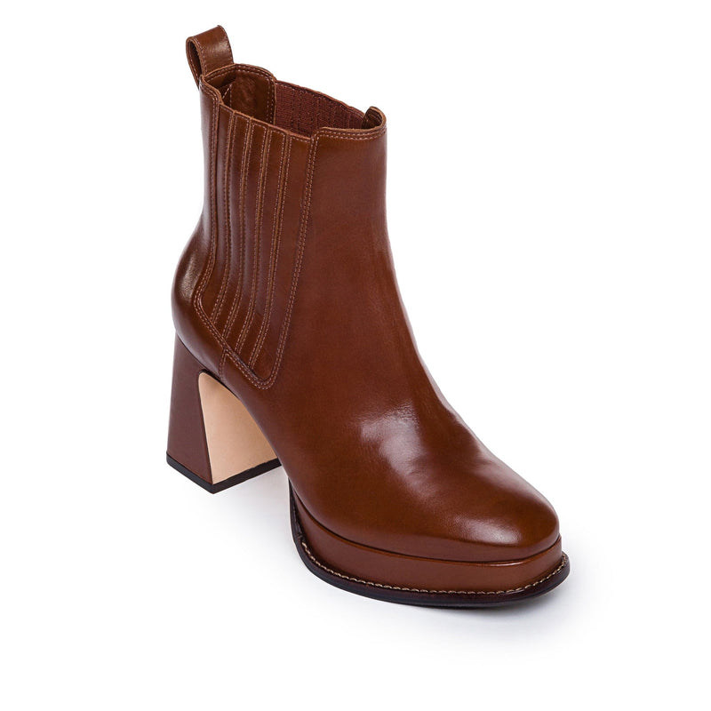 Chocolate Bernardo Nicola Women Platform Boots | DYR6455IV