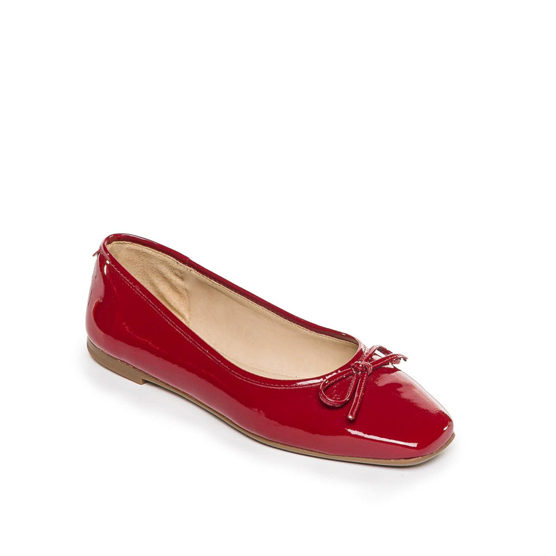 Dark Red Bernardo Gwynn Women Ballet Flats | ONG4313SI