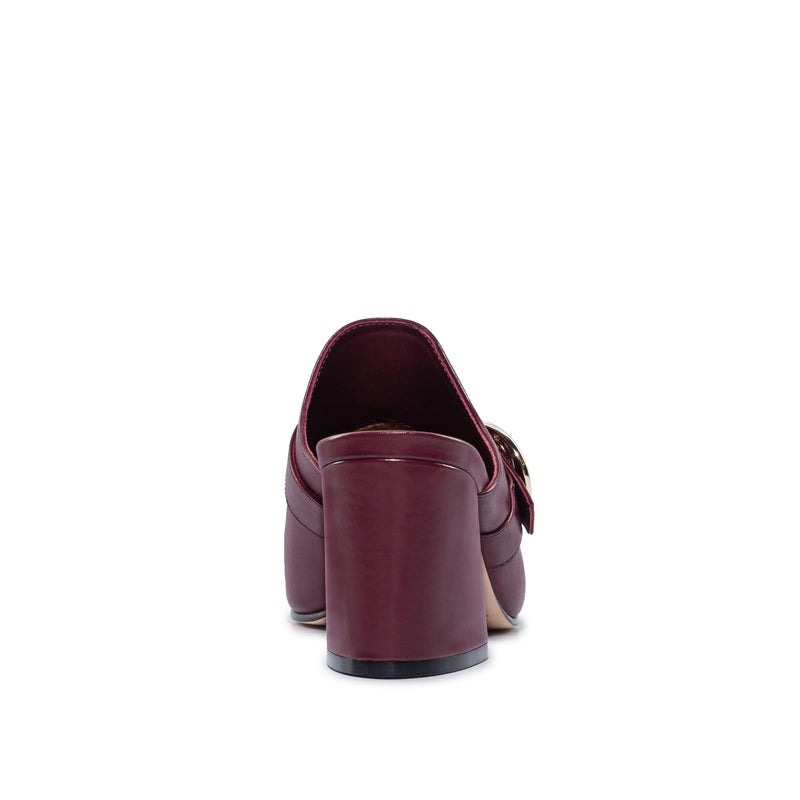 Dark Red Bernardo Natasia Women Mules | ZDH87100BK