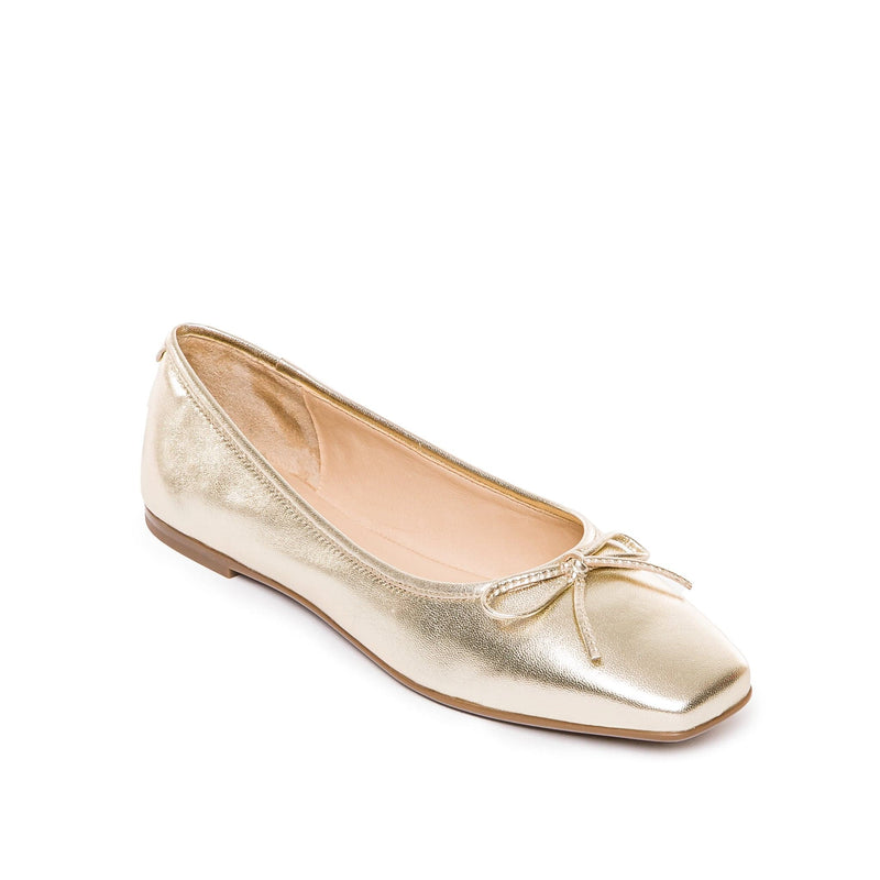 Gold Bernardo Gwynn Women Ballet Flats | VHA4855MG