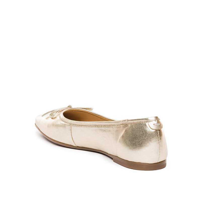 Gold Bernardo Gwynn Women Ballet Flats | VHA4855MG