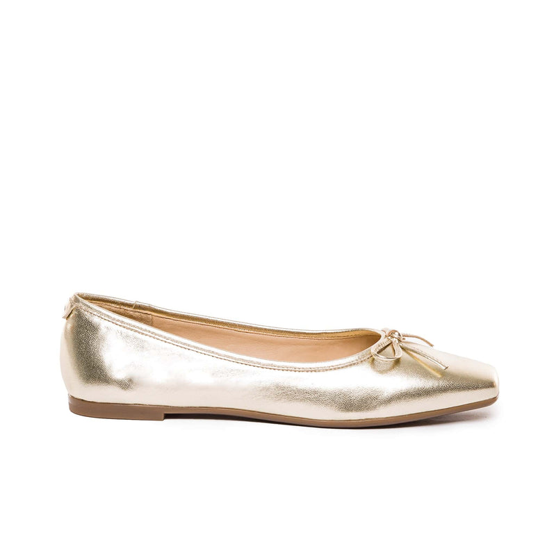 Gold Bernardo Gwynn Women Ballet Flats | VHA4855MG