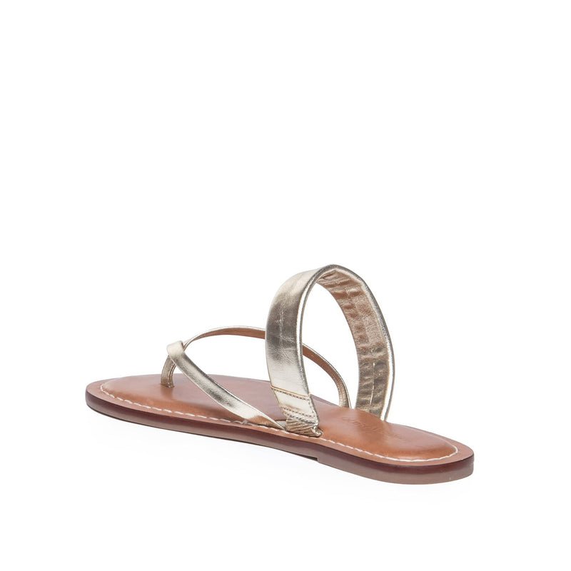 Gold Bernardo Leia Thong Women Flat Sandals | AWN294AW