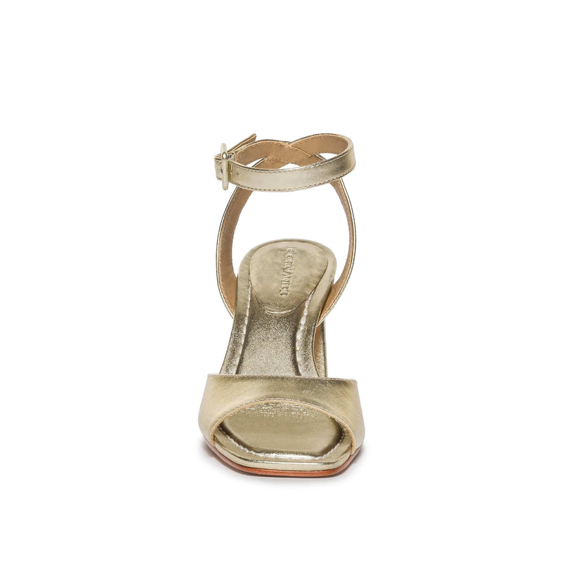 Gold Bernardo Nyack Women Heels Sandals | SGP595VJ