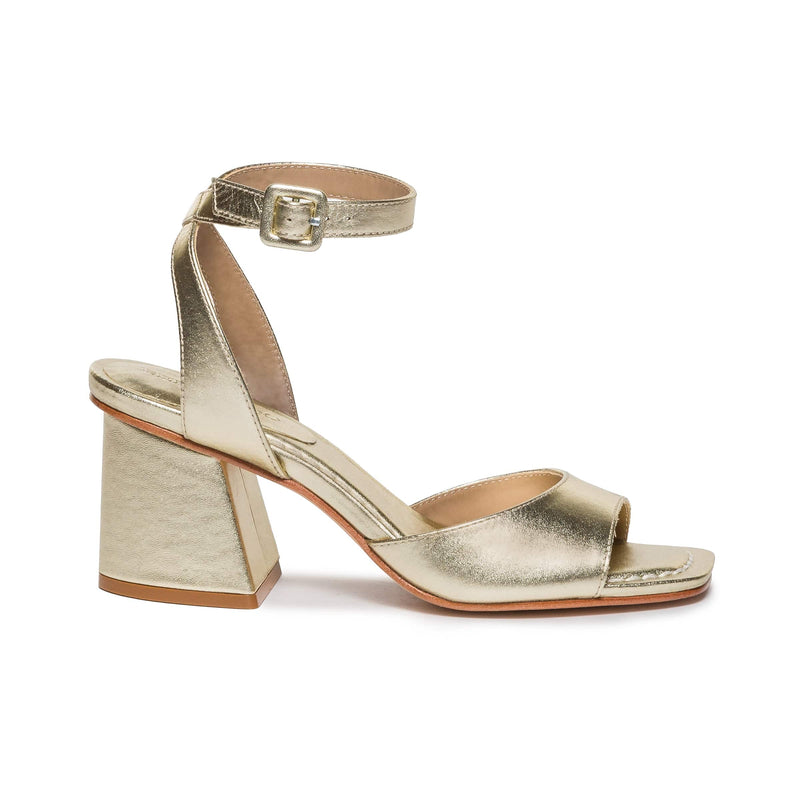 Gold Bernardo Nyack Women Heels Sandals | SGP595VJ