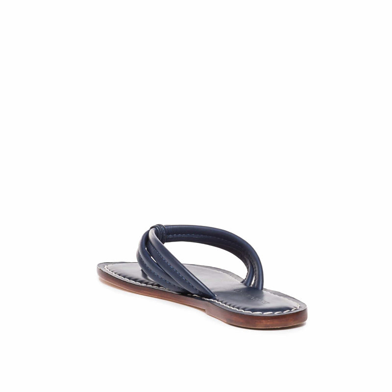 Navy Bernardo Miami Thong Women Slide Sandals | QBZ8040ZI