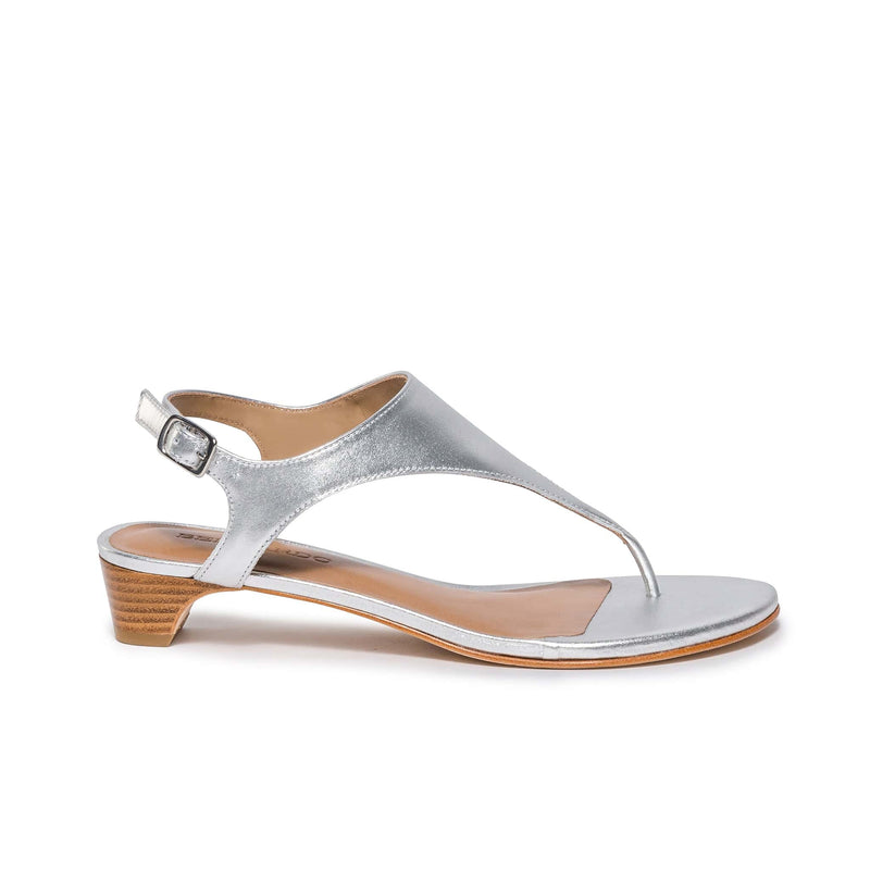 Silver Bernardo Goldy Demi Women Heels Sandals | IUV6778VX