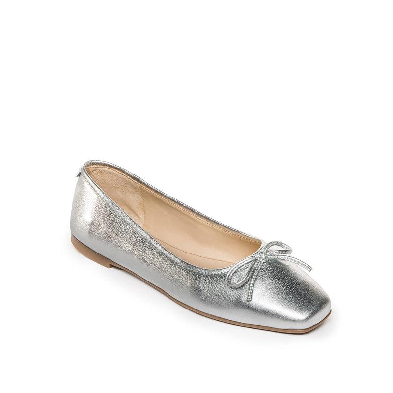 Silver Bernardo Gwynn Women Ballet Flats | KDD5168GE