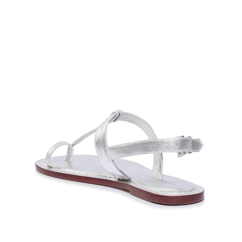 Silver Bernardo Maverick 2 Toe Ring Women Flat Sandals | TKN3062RA