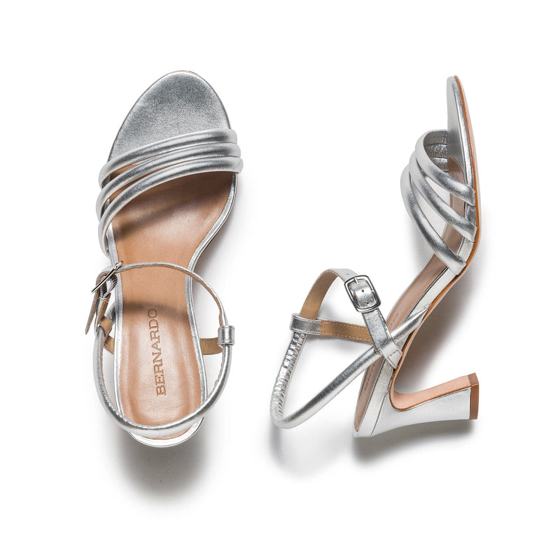 Silver Bernardo Noor Women Heels Sandals | PPR7650ER