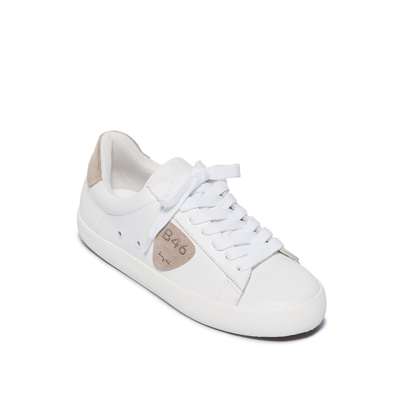 White Beige Bernardo Tatum Women Sneakers | OKC2330LH