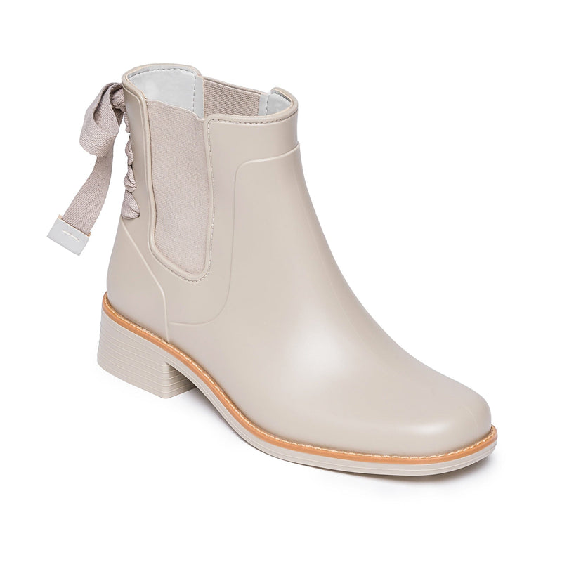 White Bernardo Briton Slip On Rain Women Chelsea Boots | SPF3440ZL