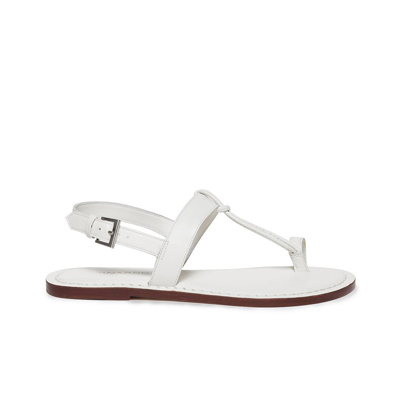 White Bernardo Maverick 2 Toe Ring Women Flat Sandals | WMP2847NU