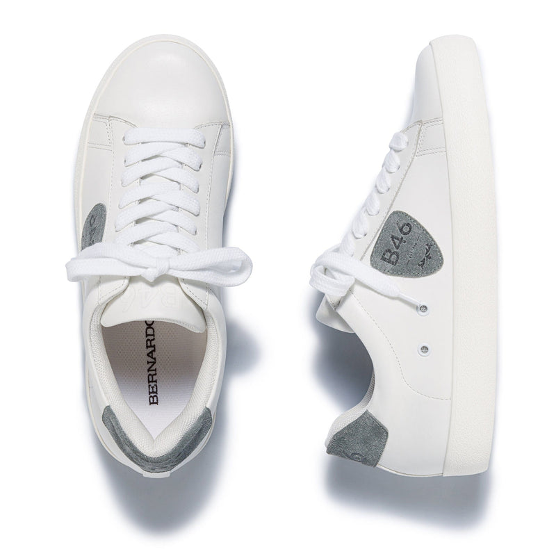 White Blue Bernardo Tatum Women Sneakers | MMO5815WM